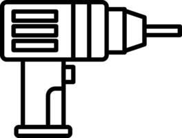 Drilling Machine Icon Design Symbol vector