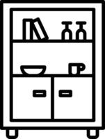 Display Case Icon Design Symbol vector