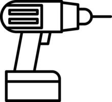 Drill Icon Design Symbol vector