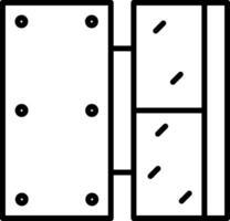 Drywall Icon Design Symbol vector