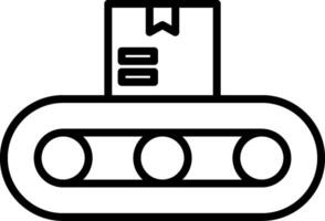 Conveyor Belt Icon Design Symbol vector