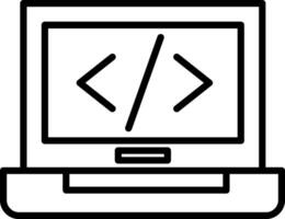 Coding Icon Design Symbol vector