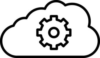 Cloud Storage Icon Design Symbol vector