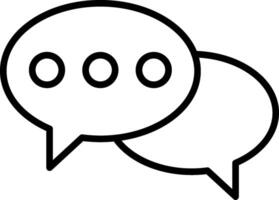 Conversation Icon Design Symbol vector