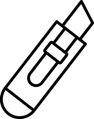 Cutter Icon Design Symbol