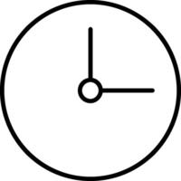 Clock Icon Design Symbol vector