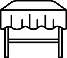 Dining Table Icon Design Symbol vector