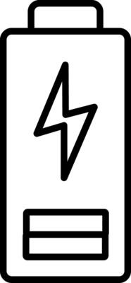 Charging Battery Icon Design Symbol