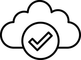 Cloud Icon Design Symbol vector
