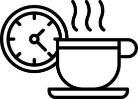 Coffee Break Icon Design Symbol vector