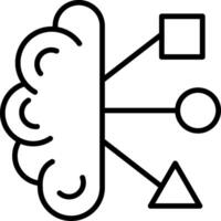 Brain Icon Design Symbol vector