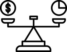 Balance Icon Design Symbol vector