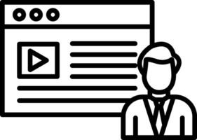 Content Creator Icon Design Symbol vector