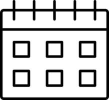 calendario icono diseño símbolo vector