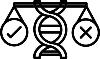 Bioethics Icon Design Symbol vector