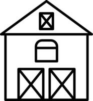 Barn Icon Design Symbol vector