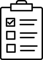 Checklist Icon Design Symbol vector