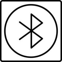 Bluetooth Icon Design Symbol vector