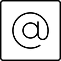 Arroba Icon Design Symbol vector