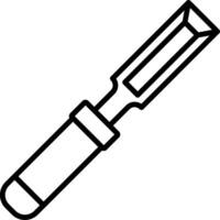 Chisel Icon Design Symbol vector