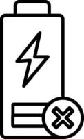 Battery Icon Design Symbol vector