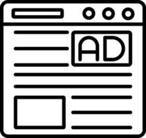 Advertisement Icon Design Symbol vector