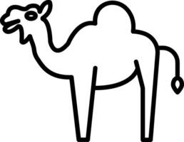 Camel Icon Design Symbol vector