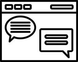 Conversation Icon Design Symbol vector