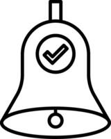 Bell Icon Design Symbol vector