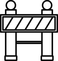 Barrier Icon Design Symbol vector