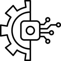 Automation Icon Design Symbol vector