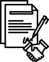 Agreement Icon Design Symbol vector