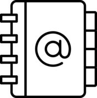 Agenda Icon Design Symbol vector