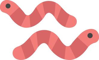 Worm Icon Design Symbol vector