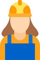 Worker Icon Design Symbol vector