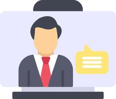 Virtual Assistant Icon Design Symbol vector