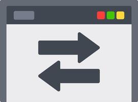 Transfer Data Icon Design Symbol vector