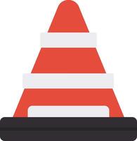 Traffic Cone Icon Design Symbol vector