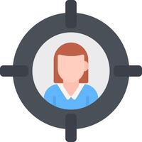 Target Icon Design Symbol vector