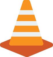 Traffic Cone Icon Design Symbol vector