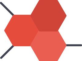 Molecular Icon Design Symbol vector