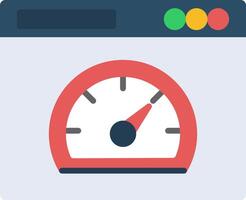 Speed Test Icon Design Symbol vector