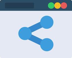 Share Icon Design Symbol vector