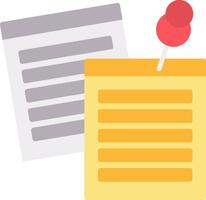 Sticky Notes Icon Design Symbol vector