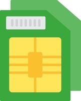 Sim Card Icon Design Symbol vector