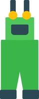Overall Icon Design Symbol vector