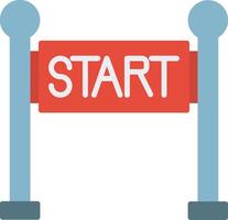 Start Line Icon Design Symbol vector