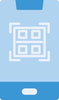 qr código icono diseño símbolo vector