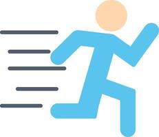 Running Icon Design Symbol vector