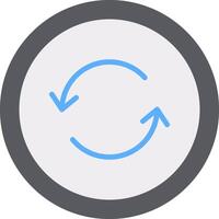 Refresh Icon Design Symbol vector